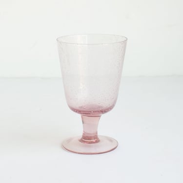 Handblown Recycled Wine Glass