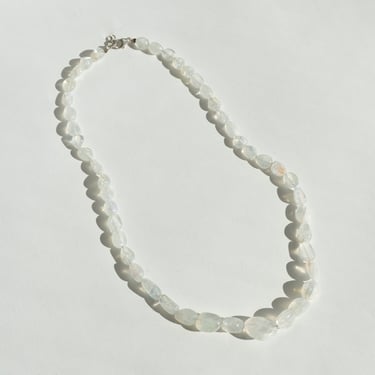 Tumbled Moonstone Strand Necklace