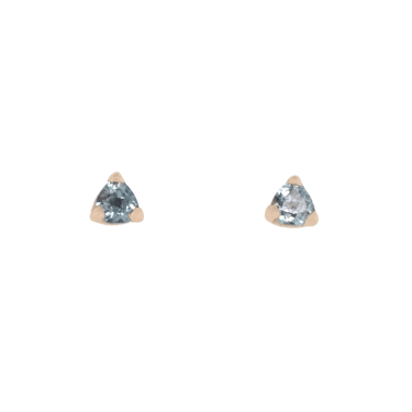 Argia Trillion Montana Sapphire Studs — Young in the Mountains Trunk Show