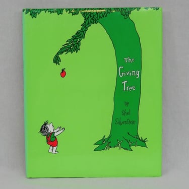The Giving Tree (1964) by Shel Silverstein - 1990s or Y2K Printing - Hardcover w/ Dust Jacket - Vintage Children's Book 