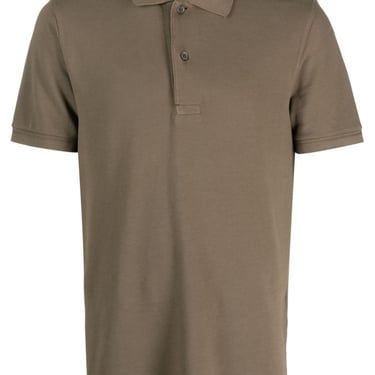 Tom Ford Men Cotton Polo Shirt