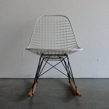 Eames for Herman Miller Wire Chair Rocker-RKR 