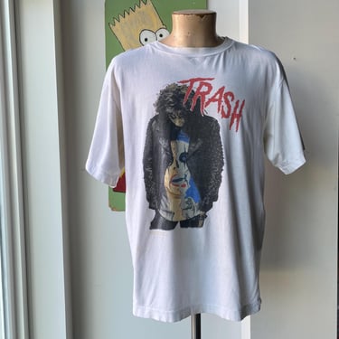 Vintage Alice Cooper Trash Tour Tshirt / Vintage Alice Cooper European 1990 Tour Tee 