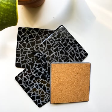 Concrete Coasters, Painted Concrete, Poured, Resin Coasters, Halloween Decor, Resin Coasters, Coasters Pattern, Gift for Him, Housewarming 