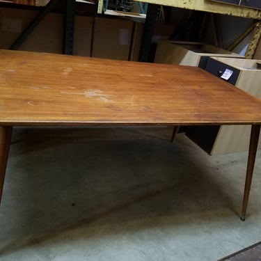 Mid Century Mahogany Veneer Table