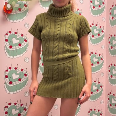 Green Knit Dress