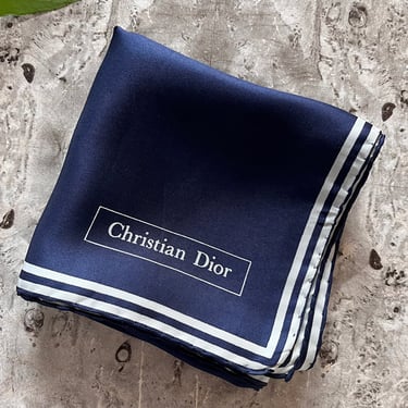 Christian Dior Silk Pocket Square