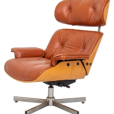 Eames for Miller Manner Leather Arm Chair