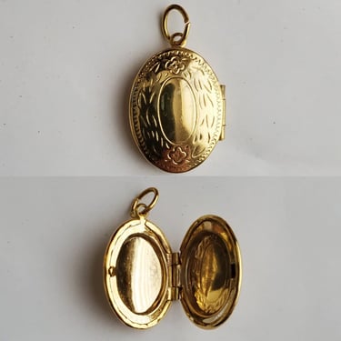 Vintage Victorian Revival Locket Pendant - Vintage Locket - Vintage Accessories 