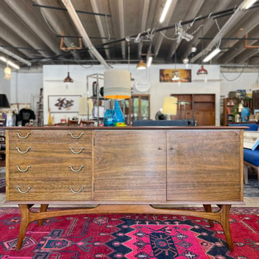 Mid Century Walnut/Hickory Credenza by Alfred Cox