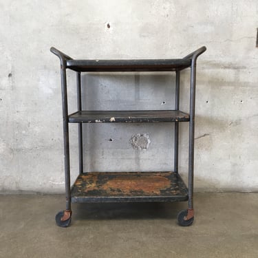 Vintage Industrial Cosco Metal Cart