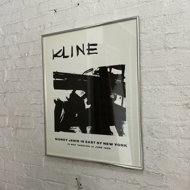 Kline Exhibition Poster