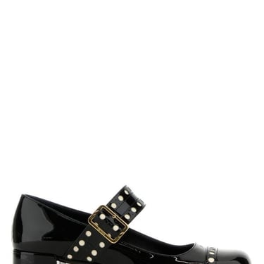 Prada Women Black Leather Pumps