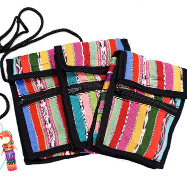 Deadstock VINTAGE: 1980s - Native Guatemalan Small Padded Bag Pouch - Native Textile - Coin, Kids - Boho, Hipster - SKU 1-C7-00029788 