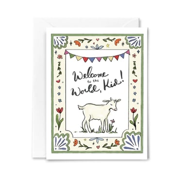 Welcome Kid Baby Greeting Card