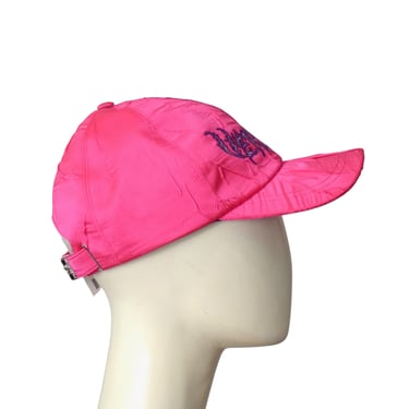 VERSACE-  2023 Pink Crinkle Satin Cap