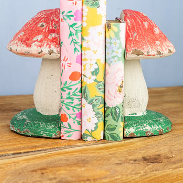 Toadstool Bookends - Set of 2