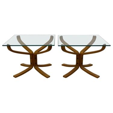 Sigurd Ressell Falcon End Tables for Vatne Møbler - a Pair