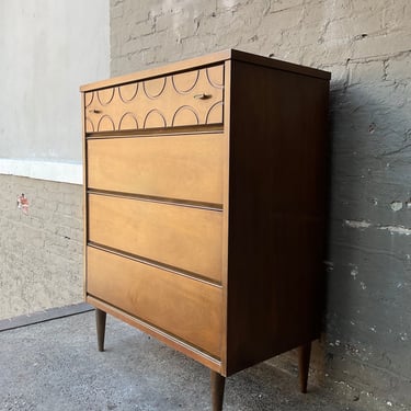 MCM Walnut Chest of Drawers, by Bassett