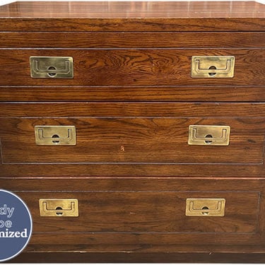 32&quot; Unfinished 3 Drawer Vintage Dresser #08216