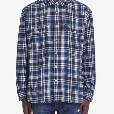 Celine Men Checked Cotton Shirt