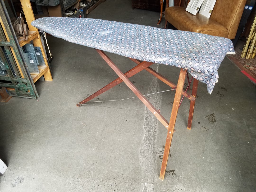 Antique Folding Ironing Board Earthwise Architectual Salvage Seattle