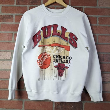 Vintage 90s NBA Chicago Bulls Basketball ORIGINAL Crewneck Sweatshirt - Large 