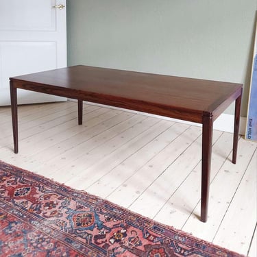 Mid century modern Rosewood coffee table Danish teak coffee table Mcm coffee table midcentury table Scandinavian coffee table rectangular 60 