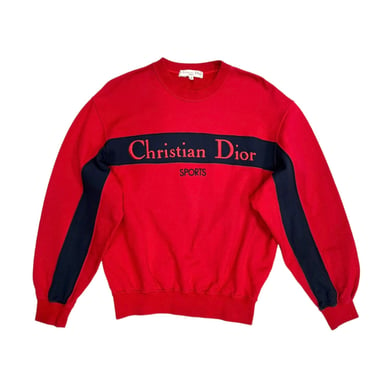 Dior Sports Red Logo Sweatshirt