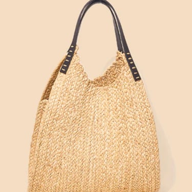 Embe Braided Raffia Tote