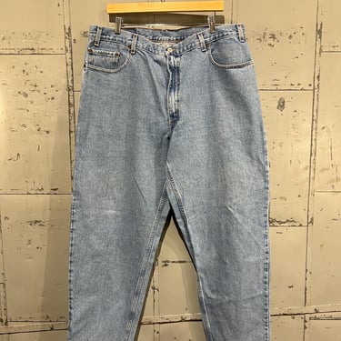 90s Levi’s jeans redtab Tab 560 Tapered Leg Denim blue Jeans size 38x31 