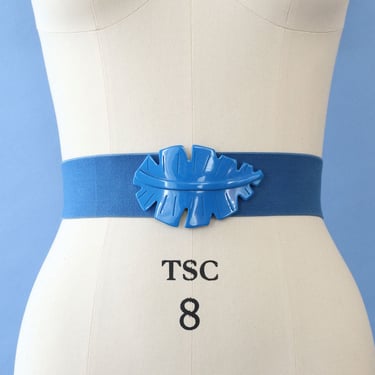 Cobalt Leaf Waist Belt