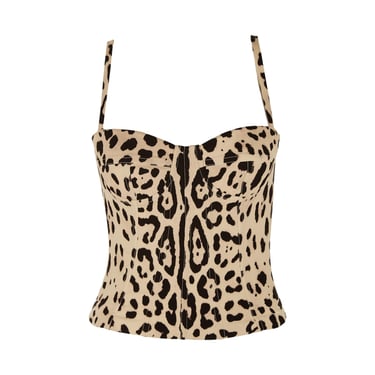 Dolce &amp; Gabbana Cheetah Print Corset