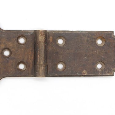 Reclaimed 9.375 in. Cast Bronze Strap Door Hinge