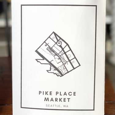 Map of Pike Place Print