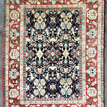 Vintage Hand Knotted 9’ x 12’ Area Rug