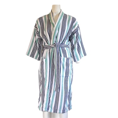 1980s Christian Dior Belted Terrycloth Spa Robe - Vintage Le Connoisseur Unisex - One Size 