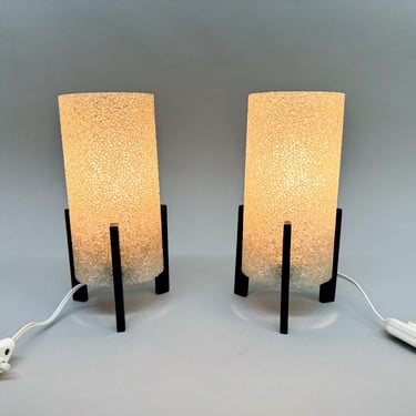 Pair of Space Age 'Rockets' Table Lamps, 1970s, Germany 