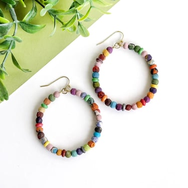 Kantha Color Hoops | Milieu