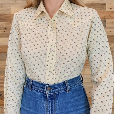 60's Vintage Pearl Snap Western Rodeo Shirt 