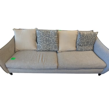 Joli Style Gray Oversized 2-Seat Couch