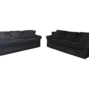 Brown Fabric La-Z-Boy Couch Set