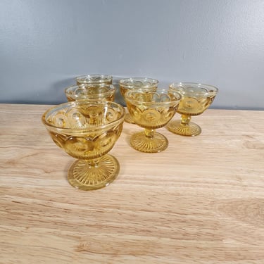 One Bartlett Collins Amber Drinking Glass Multiples Available 