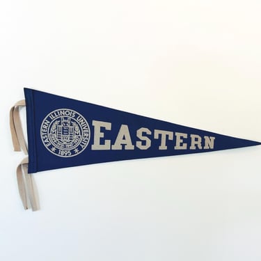 Vintage Eastern Illinois University Medium Size Pennant 