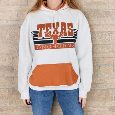 UT Texas Longhorns Vintage Hoodie Pullover Sweatshirt 