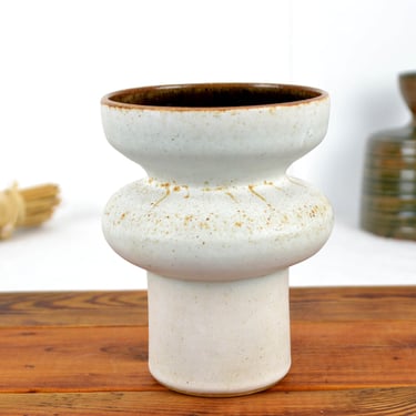 Albert Kiessling vase ceramic studio ceramics vintage design AKL Langenhessen Pottery flower vase 50s 60s mid century collector 