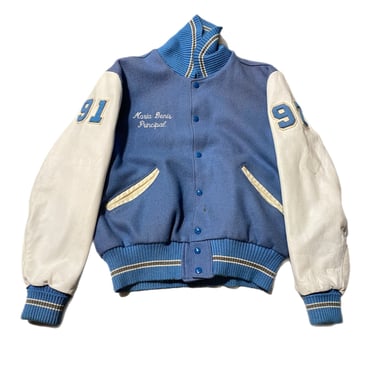 (XL) Blue/White 91'/92' Varsity Jacket 071522 RK