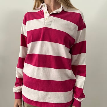 Pink Striped Rugby Jersey