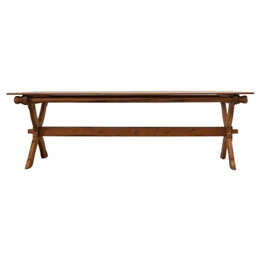 18th Century Country Swedish Pine Farmhouse Bockboard Dining Table