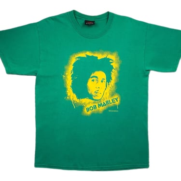 Vintage 2005 Bob Marley Spray Paint Style Graphic Band/Music T-Shirt Size Large 